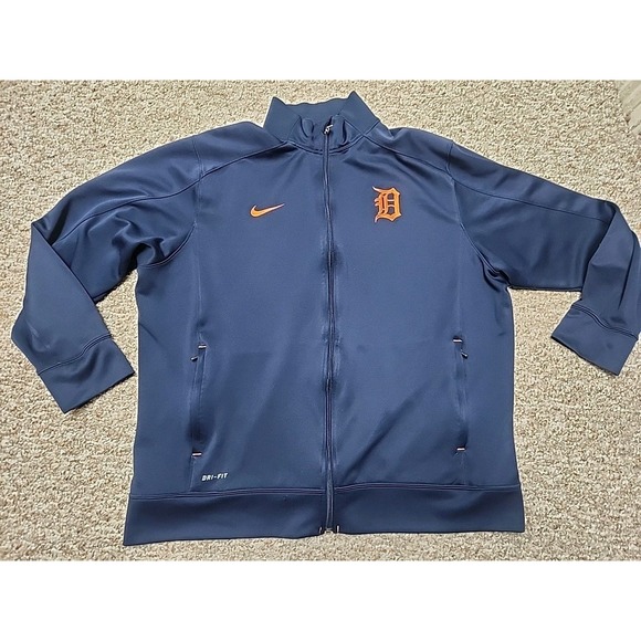 Nike Other - Mens XXL Nike DriFit Detroit Tigers Full Zip Jacket MLB Baseball